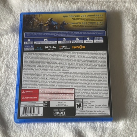 Tom Clancy's Rainbow Six Extraction for PS4 - Blue Case - Picture 2 of 3
